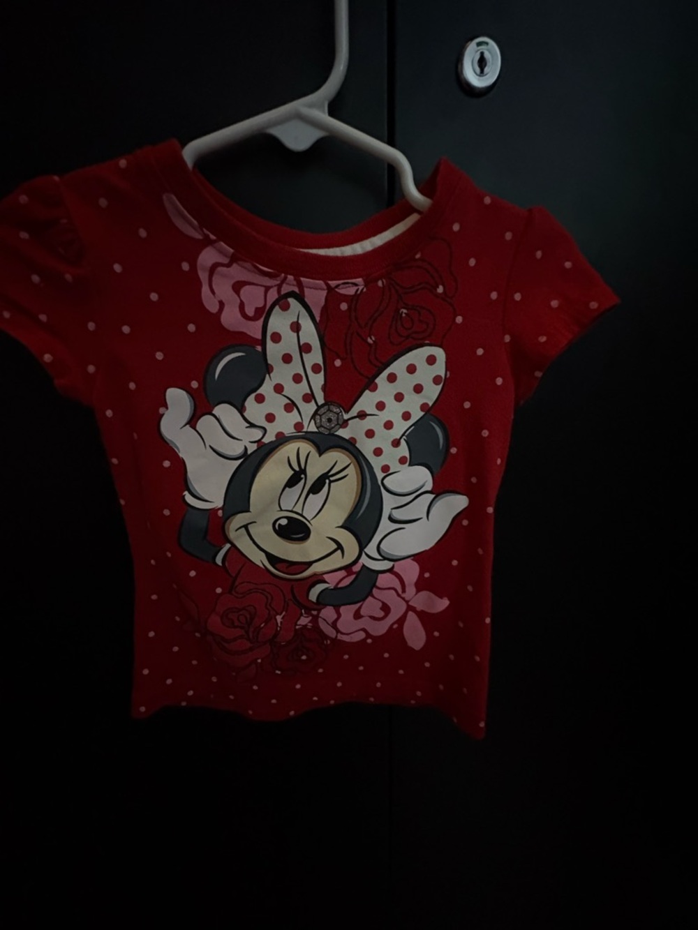 Disney Red Minnie Mouse Polka Dot Tee